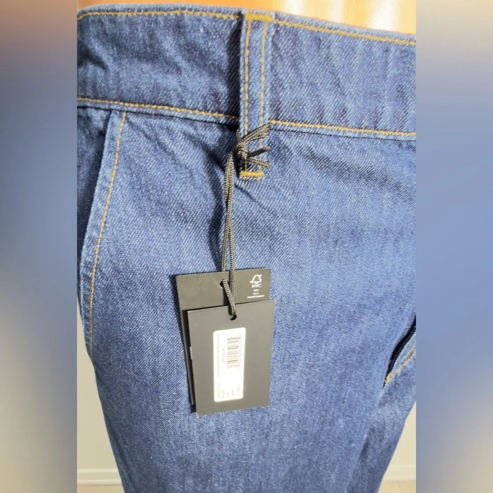 PAIGE Dark Blue Flare Jeans - Picture 8 of 15